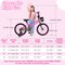 Adjustable Kids Bicycle with Hand Coaster Brake and Basket Training Wheels Perfect Gift for Girl or Boy